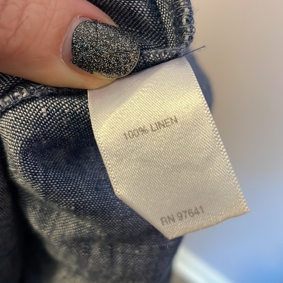 J. Jill Love Linen Blue Pants size S - Picture 6 of 14